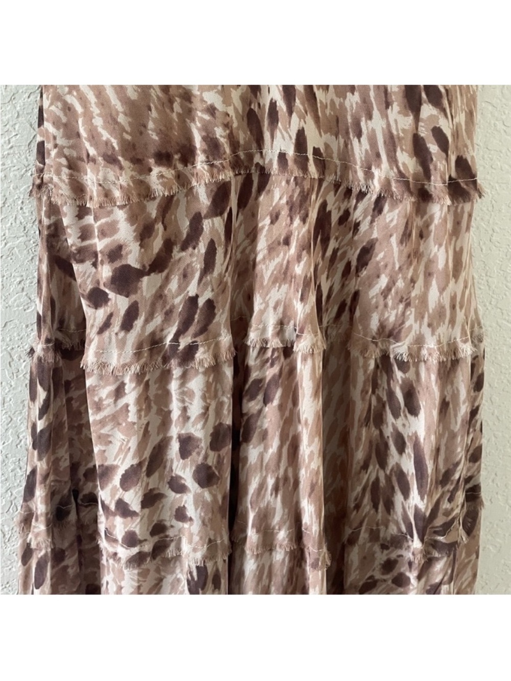 Vintage‎ Jones NY Layered Tiered Slip Maxi Dress Size 4 - Picture 5 of 10